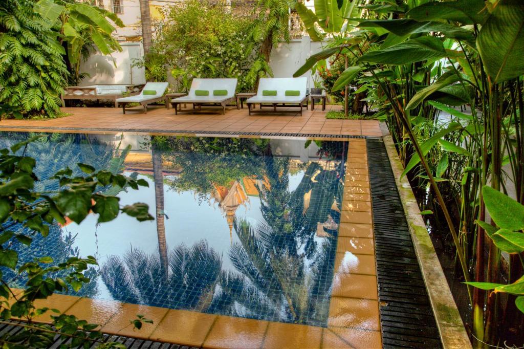 Villa Langka Hotel & Restaurant Phnom Penh Zewnętrze zdjęcie